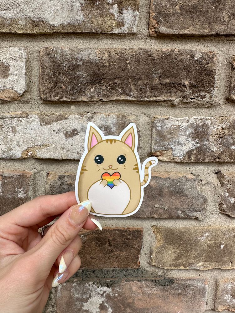 pride cats sticker
